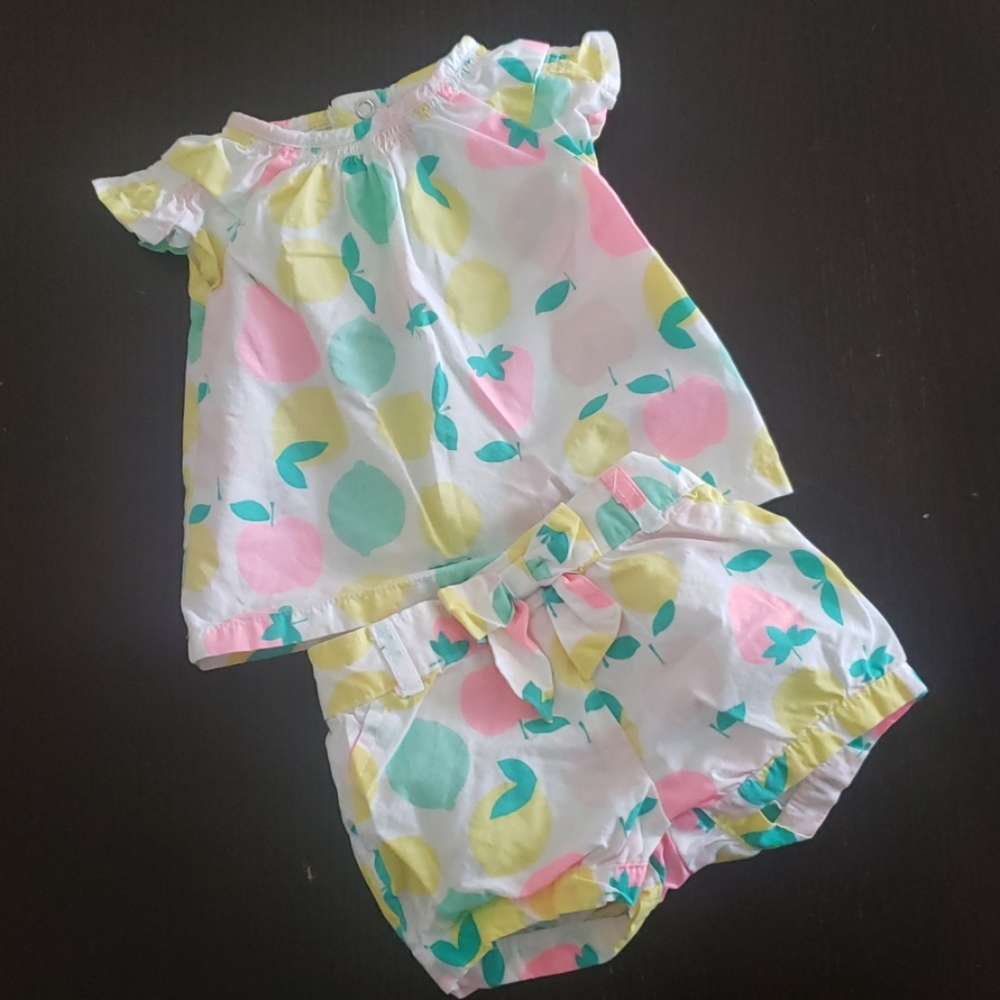 🍋🍐Summer fruit matching baby set🍐🍋